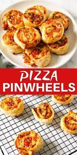 These Pizza Pinwheels Are An Absolute Hit As An Appetiser Or A Snack They Re Easy To Prepare And Simple T Savory Snack Recipes Savory Snacks Pinwheel Recipes