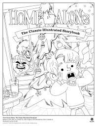 Coloring pages of home alone. Coloring Page From Home Alone The Classic Illustrated Storybook Picturebook Holidays Educa Christmas Coloring Pages Coloring Pages Cartoon Coloring Pages