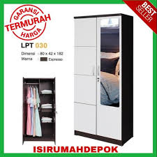 Produk lemari ini kami produksi menggunakan kayu mahoni yang berkualitas super. Harga Lemari Baju Gantung Terbaik Furniture Juni 2021 Shopee Indonesia