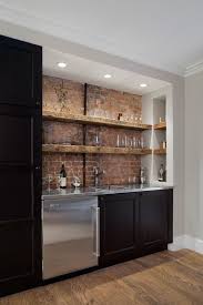 Basement Kitchenette Replace Mini Fridge With Under Counter Microwave Or More Cabinets For Overflow Basement Bar Designs Basement Kitchenette Basement Kitchen
