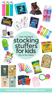 Finding the right stocking stuffers for her this christmas is sure to put a smile on her face. Fun Kids Stocking Stuffers One Lovely Life