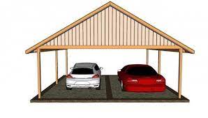 23 Free Detailed Diy Garage Plans With Instructions To Actually Build In 2021 Carport Plans Double Carport Diy Carport