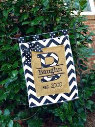 Personalized Burlap Chevron Garden Flag By Sugarandspicekids Burlap Garden Flags Garden Flag Diy Personalized Burlap