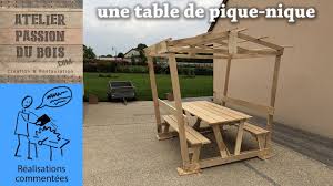 Step / iges, rendering, categories: Une Table De Pique Nique En Bois Youtube