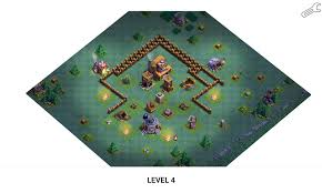 Karena memang di aula tukang level 4 ini jumlah trap, bangunan serta beteng bertambah. Builder Base Layout Coc 2017 For Android Apk Download