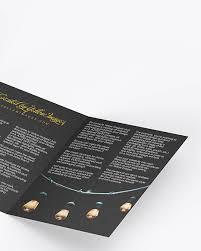 Download Textured Brochure Mockup In Stationery Mockups On Yellow Images Object Mockups PSD Mockup Templates
