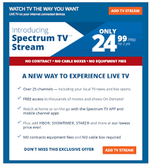 So far i'm pleased with the channels that add premium networks for $15.00. Stop The Cap Spectrum Starts Selling Discounted 19 99 Mo Lifestyle Tv Package With 50 Channels