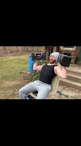 Weights, steaks, and divorced dad rock > therapy 💯 , ————-, #strength  #bodybuilding #overheadpress