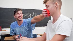 Twink Boy Jack Waters gets Dominated and Bullied by Athletic Jock Jordan  Starr in Class - Bully Him: Gay Porn
