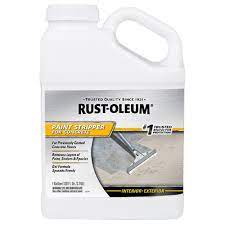 After that, the concrete surface is left to dry. Rust Oleum 1 Gal Paint Stripper For Concrete 310984 The Home Depot