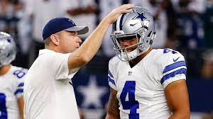 Scott Linehan Out As Dallas Cowboys Offensive Coordinator Espn Scott Linehan Out As Dallas Cowboys Offens Dallas Cowboys Football Helmets American Football