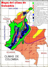 Mapa Del Clima De Colombia Tierra Colombiana