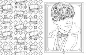 Fantastic Beasts And To Find Them Magical Characters Newt Scamander Coloring Newt Scamander Coloring Pages Coloring Pages Math Drill Sheets Year 1 Worksheets First Grade Math Practice Cpm Homework Help Multiplication Exercises