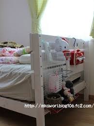 ベッドフレームに収納をぶら下げて 収納 ベッドフレーム ベッド