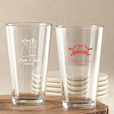 Personalized Pint Glass Pint Glass Wedding Favor Personalized Pint Glasses Personalized Pint Glass