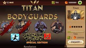 Enjoy unlimited gems and coins; Shadow Fight 2 Titan God Mod Super Magic Hack More Money Weapon Energy Eachments No Root Needed By Game Boy