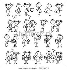 Stick Figure Family Stock Photos Images Pictures Stick Figure Family Doodle Illustration Stick Figures