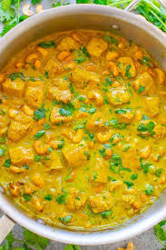 Chicken Korma Recipe Yellow Chicken Coconut Curry Averie Cooks Recipe In 2020 Easy Indian Recipes Chicken Korma Indian Food Recipes