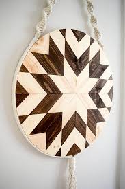 The style is both modern and bohemian and fit the shape theme of the other art prints hanging on that wal. Kehaar Wood Wall Art Macrame Wall Hanging Boho Wood Art Etsy Wood Wall Art Wood Art Wooden Wall Art