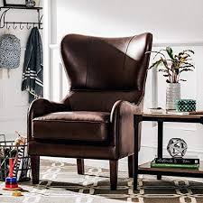 Finch Morgan Wingback Chair Chocolate Brown Farmhouse Goals
