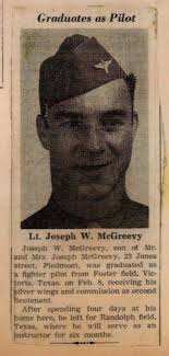 Joseph William “Joe” McGreevy (1918-1999)