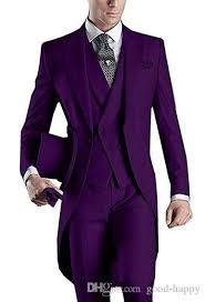Black And Purple Suit Jacket Custom Design White Black Grey Light Grey Purple Burgundy Blue Tailcoat Men Party Groomsmen Suit Wedding Suits Men Black Dress Suits For Men Mens Blazer Jacket