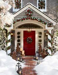Adornos navideños para puertas de entrada. Decoracion De Puertas De Entrada Para Navidad