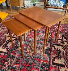 April 12, 2010 by david munkittrick & filed under furniture, plans and projects, woodworking projects. Vintage Set Of Teak Nesting Tables From Denmark Circa