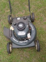 The craftsman 33365 black 22 propelled mower mulch/bag blade gives a sharp and even cut to grass; Craftsman 4 5 Hp 22 Inch Mower Mulcher Andover On Location Moving Sale K Bid
