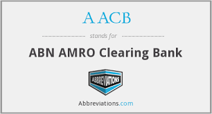 Clearing (finance), a bank that participates in the system to clear (finalize) financial transactions. Aacb Abn Amro Clearing Bank