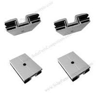 frameless solar panel mid clamps, AL 6005-T5, 8 - 15 mm
