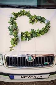 Automobil Automobil Autoschmuckhochzeitgreenery Autoschmuck Hochzeit Autodeko Hochzeit Blumenstrauss Hochzeit