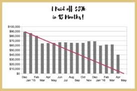 Debt Burn Down Chart Millennial Boss