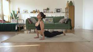 Check spelling or type a new query. Middle Aged Indian Woman Practice Yoga Sun Salutation Body Care Morning Routine At Cozy Interior By Romickvesely