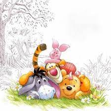 To form the foot, allow one line to curve around and meet the hi! Winnie Pooh Friends Winnie The Pooh Pictures Cute Winnie The Pooh Winnie The Pooh Drawing