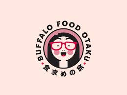 buffalo food otaku food logo design inspiration logo design inspiration graphics logo design