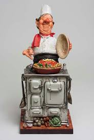 Guillermo Forchino The Master Chef Art Cartoon Chef Masterchef