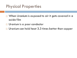 It combines with nonmetals such as oxygen, sulfur, chlorine, fluorine, phosphorus, and bromine. Uranium By Cheyanne Powell Periodic Table Info Name Uranium Atomic Symbol U Atomic Number 92 Atomic Mass Group Number Period Ppt Download