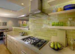 Sleek Kitchen With Yellow Subway Tiles Kitchen Backsplash Photos Subway Tile Kitchen Kitchen Design