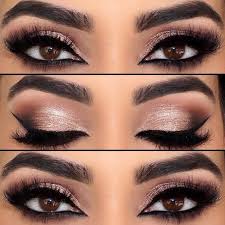 dark makeup ideas for brown eyes