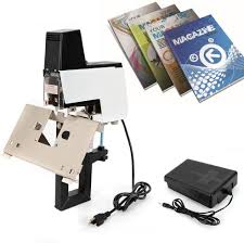 The art of book binding is an ancient craft, but actually it is not very difficult to do and with almost no practice you can get really awesome results. Amazon Com Electric Auto Stapler Flat And Saddle Binder Machine Book Binding Machine 2 50 Sheets W Foot Pedal Office Products