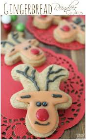 Kids will be amazed even if they just get to help place the nose!! Easy Gingerbread Reindeer Cookies