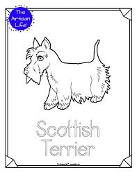 You can download, favorites, color online and print these scottish terrier for free. 35 Free Printable Dog Breed Coloring Pages For Kids The Artisan Life