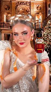 Makeup inspired by Clara🩰 from the Nutcracker and the 4  realms💂🏽‍♀️##christmas##makeuptutorial##nutcracker