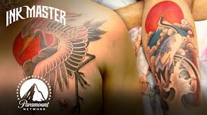 1 hitomi reju 2 togashi abokito 3 togashi hyotaru togashi osawa crane tattoo. Japanese Crane Tattoos Highlight Turf War Season 13 Youtube