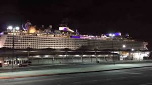Royal caribbean's anthem of the seas faced howling winds and waves as high as 30 feet, forcing frightened passengers into their cabins as their belongings flew about. Royal Caribbean S Anthem Of The Seas Cruise Ship Docks At Home Port In New Jersey Abc7 New York