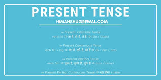 Tense Chart In Hindi With Examples Rules Formula Exercises