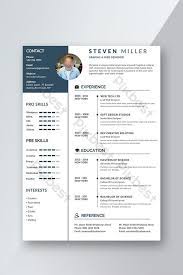 Premium templates for cover letters in word generally before looking for a free cover letter templates for word docs on the web, check envato's free this accessible free cover letter template for word download features striped borders for an. Professional Cv Resume Template Word Doc Free Download Pikbest