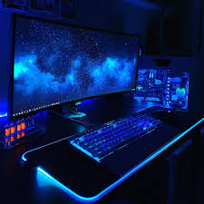 A collection of the top 33 blue gaming wallpapers and backgrounds available for download for free. Blue Gaming Setup 1080x1080 Wallpaper Teahub Io