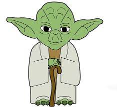 In the initial phase, do not press down too hard. Yoda Head Coloring Pages